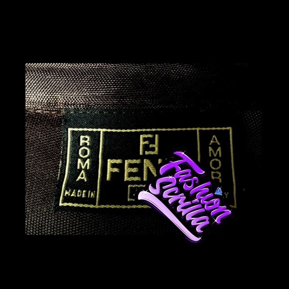 Vintage Fendi Button Up Fendi Jeans Zucca FF Monogram Logo Dress Shirt Blouse - Picture 6 of 9